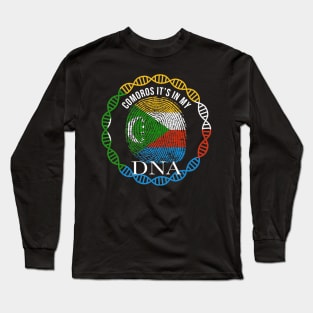 Comoros Its In My DNA - Gift for Comoran From Comoros Long Sleeve T-Shirt